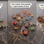 Man Found And Unlocks Evil Padlocks Used To Lock People’s Destinies (Videos-Photos):